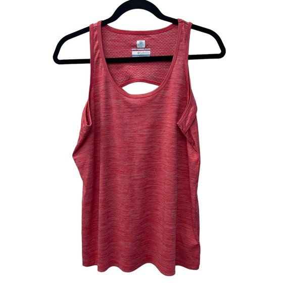 Columbia Tops - Columbia red sweat activated cooling omni free zero tank womens  Size: L